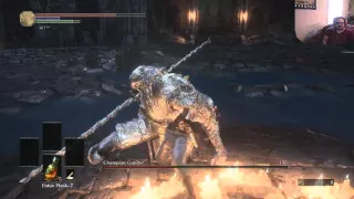 No Weapons, No armor, Only fists! Champion Gundyr vs 1000 Punch Man!