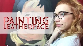 5 HOURS OF PAINTING IN 2 MINUTES | LEATHERFACE