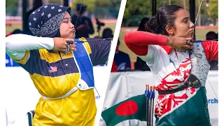 Syaqiera Mashayikh v Diya Siddique – recurve women bronze | 2023 Asia Cup