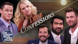 Tonight Show True Confessions with Kate McKinnon, John Cena, Chris Hemsworth & Kumail Nanjiani