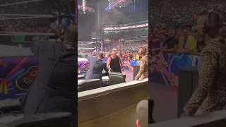 Pat Mcafee Triple H Pose & Meet fans: SummerSlam