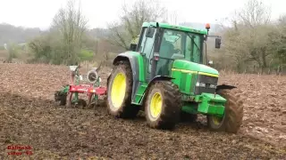 Ploughing with John Deere 6810 and more . . .