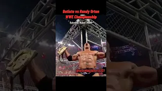 Batista vs Randy Orton Steel Cage extreme rules 2009 WWE Championship #wwe #shorts #batista #viral