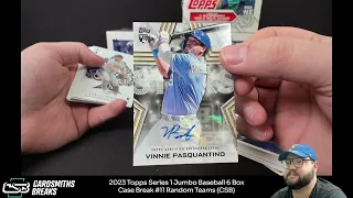 2023 Topps Series 1 Jumbo Baseball 6 Box Case Break #11