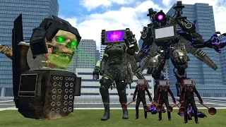 NEW HYPNO NECROMANSER SKIBIDI TOILET VS TRI-TITAN ARMY AND OTHER BOSSES In Garry's Mod!