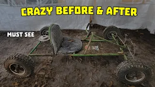 Restoring an abandoned go kart | Full Build