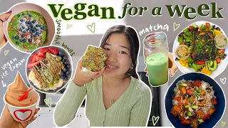 meat lover goes VEGAN for a week // WHAT I EAT IN A WEEK (this was lowkey difficult)