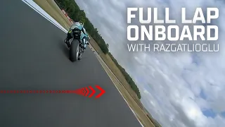 FULL ONBOARD fast lap with Toprak Razgatlioglu at Donington Park | #GBRWorldSBK