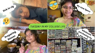 🥲Sick day in College 😔 | A Tuesday in my life | Pavi’s Diary