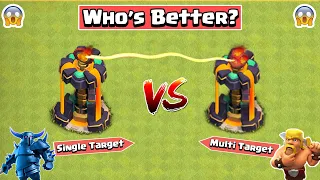 Single Target vs Multi Target Inferno Tower - Clash of Clans