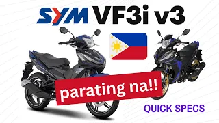 SYM VF3i V3 | Quick Specs and Price | 2022 Philippines