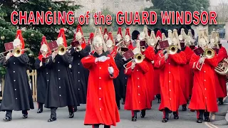WINDSOR CASTLE GUARD Number 7 Company Coldstream Guards - Band of the Household Cavalry | 1st Dec 22