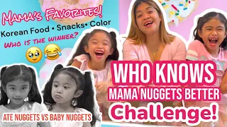 Who Knows Mama Nuggets Better Challenge | Melason Family Vlog