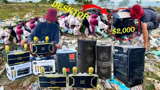 Good Job! Search & Found a lot Speaker YS-211 , (DETKTOP $2,000) & Money $200 at Field Trash