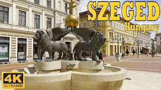 Szeged 🇭🇺 Hungary Séta a város központban [33 perc] 4k