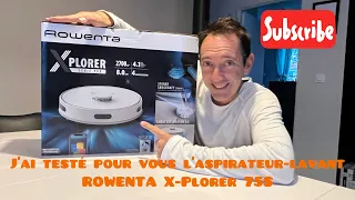 J’ai testé pour vous l’aspirateur lavant Rowenta XPlorer 75S