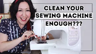 SEWING MACHINE MAINTENANCE // What you can DIY to properly clean & de-fluff your sewing machine!