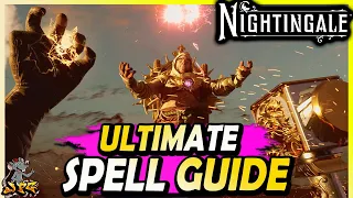 NIGHTINGALE How To Get All 18 Spells! Swarm Of Angry Bees! Flaming Weapons! Become A Powerfull Mage