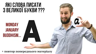 УРОК 35. ІМЕННИК В АНГЛІЙСЬКІЙ МОВІ. СЛОВА ЯКІ ПИШУТЬСЯ З ВЕЛИКОЇ БУКВИ