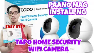 PAANO MAG INSTALL NG TAPO HOME SECURITY WIFI CAMERA | EASY STEP | BTSA