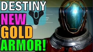 Destiny: *NEW* Gold (Exotic) Armor!