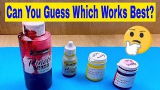 Resin Pigment OR Alcohol Ink for Coloring Resin? Which works the best
