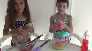 Takipçimizle Slime Challenge ! Kapan Kazanır Slime Funny Kids Video