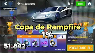 Asphalt 8, 🏆Copa de Rampfire🏆, 1%✅️, 51.842 🏁