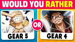 One Piece Quiz | Would You Rather 👒 Luffy Gear 5 Joy Boy