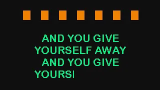 U2 -  WITH OR WITHOUT YOU (KARAOKE VERSION & LYRICS & INSTRUMENTAL)