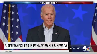 Decision 2020: Biden Leads Trump in 3 Crucial States as Count Continues | NBC New York