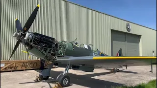 Spitfire MJ444 First Engine Run