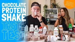 TASTE TESTING EVERY CHOCOLATE PROTEIN SHAKE AT MY GROCERY STORE 💪