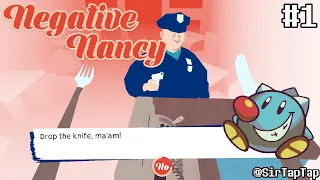 Let's Play Negative Nancy (1) | Interactive Fiction where you can only say NO!
