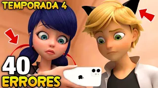 40 ERRORES ABSURDOS y COSAS SIN SENTIDO de Miraculous Ladybug Temporada 4 / Parte 4