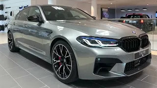 2023 BMW M5 Competition  625 HP  (DONINGTON GREY COLOUR)    STARTUP ,  SOUND & VISUAL REVIEW!!!