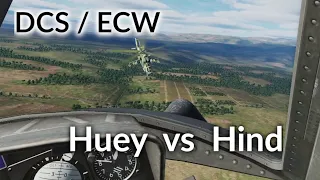DCS/ECW: UH-1H Huey vs Mi-24P Hind