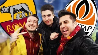 ROMA vs SHAKHTAR DONETSK 1-0 REACTION Champions DALLO STADIO OLIMPICO  - w/insa - ilvostrocarodexter