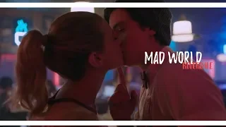 Riverdale Cast - Mad World ( Lyric video || Rus.sub ) ( Cover  Gary Jules )