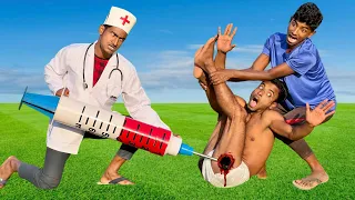 Must Watch Comedy Video 2022 New Doctor Funny Injection Wala Comedy Video E-92 By @funcomedyltd