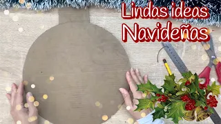 Manualidades Navideñas 2023 / Ideas para decorar en Navidad  / Diy Christmas / Artesanato Natalino