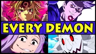 Every Demon RANKED from Weakest to Strongest! (Seven Deadly Sins / Nanatsu no Taizai All Demons)