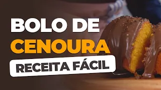 Bolo de cenoura em 15 minutinhos