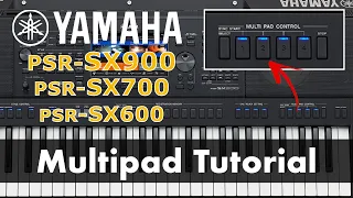 Yamaha PSR-SX900 | SX-700 | SX600 - How to MultiPADS effectively? - Tutorial in Tamil