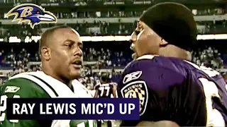 Ray Lewis Mic'd Up vs. Jets ‘Get Off the Field!’ | Baltimore Ravens