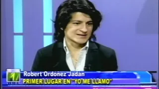 Robert Ordoñez Ganador del Concurso Yo me llamo: Fue difícil llegar  a conseguir esta oportunidad