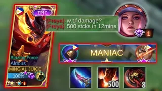 ALDOUS OFFLANE 500 STACKS IN JUST 12 MINUTES? AUTO MANIAC | ALDOUS OFFLANE BEST BUILD TOP GLOBAL