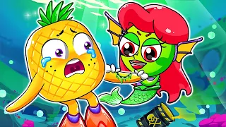 Zombie Mermaid Song 🧜‍♀️🧟 | Halloween Song for Kids 🎶 Nursery Rhymes & Kids Songs by YUM YUM