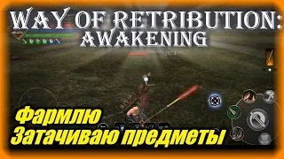 Фармлю уровень, опыт и очки SP, заточка предметов Way Of Retribution Awakening прохождение