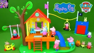 Peppa Pig Treehouse and Fort Play Set Toys George Suzy Sheep Paw Patrol Skye Puzzle Surprise Mashems